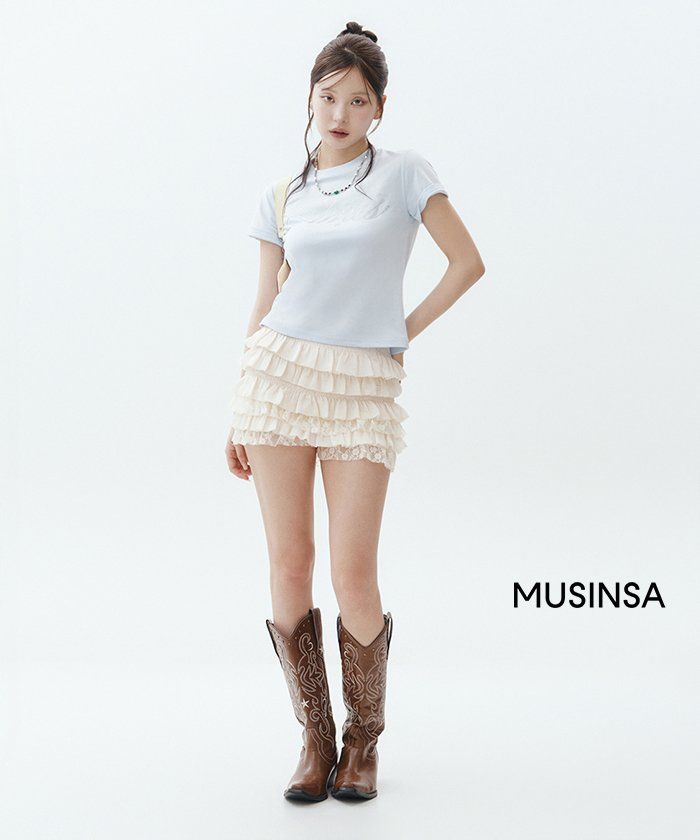 루루서울(LOULOUSEOUL) Hot! Chocolate Western Boots (Brown