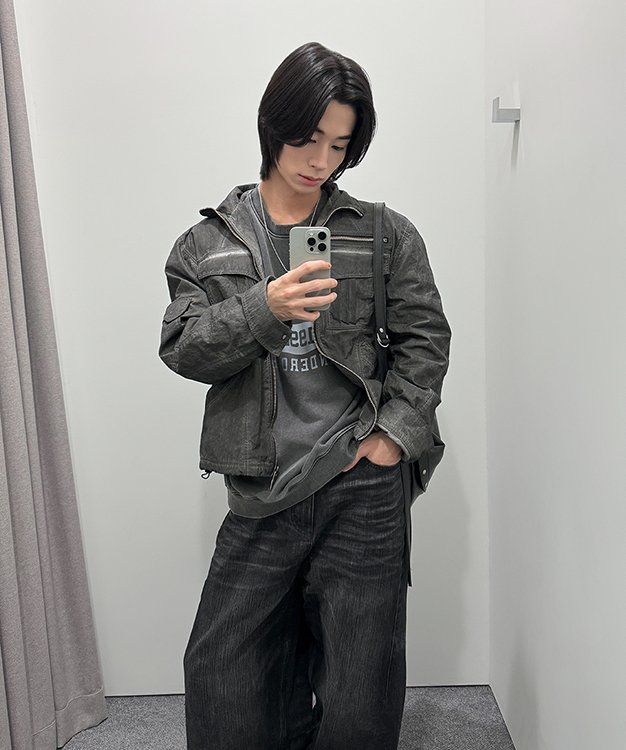 비엘알(BLR) Dyed Multi-Pocket Nylon Work Jacket - 사이즈 & 후기