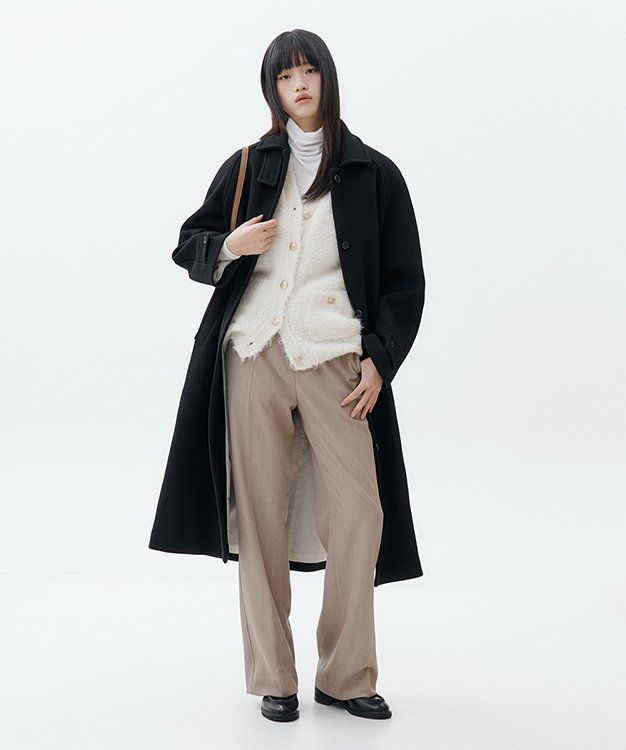 유라고(URAGO) Wool balmacaan long coat - 사이즈 & 후기 | 무신사