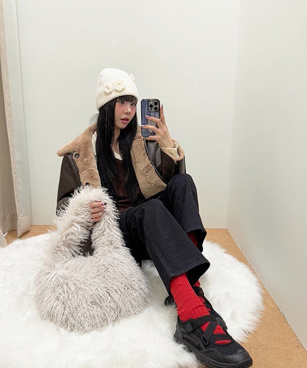 시눈(SINOON) Flower Beanie (Melange Grey) - 사이즈 & 후기 | 무신사