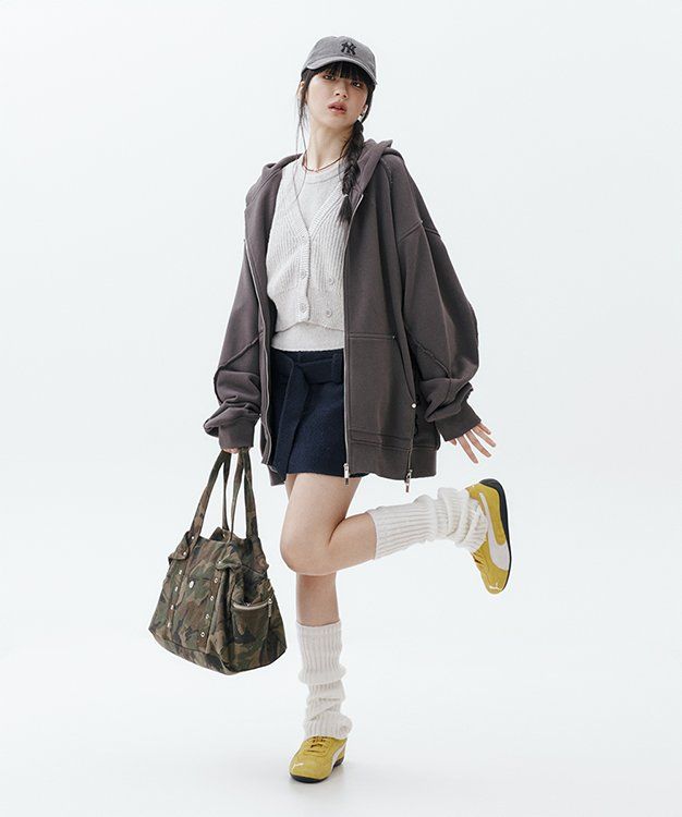 트리밍버드(TREEMINGBIRD) Zipper Finishing Sweat Hoodie Zip-up
