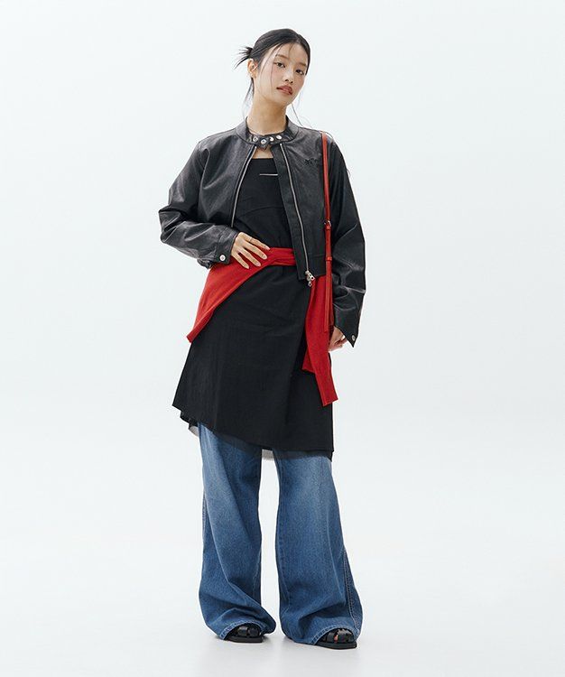 애즈온(ASON) SLIM LEATHER JACKET - 사이즈 & 후기 | 무신사