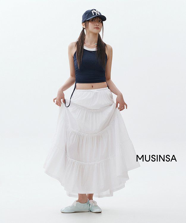 ★LUVISTRUE★SM LAYERED LACE SLEEVELESS(NAVY)★正規品/送料込 SOFT LAWN FRILL BLOUSE(S Black): LIMI feu｜THE SHOP YOHJI