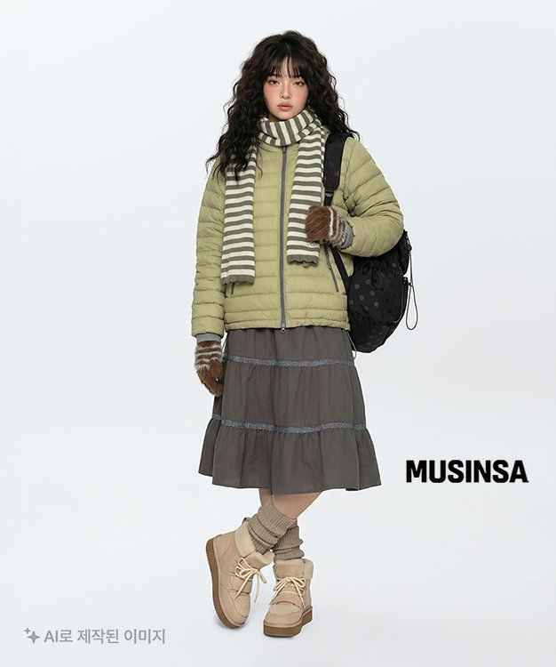 에이이에이이(AEAE) CHECK MIDI TIERED SKIRT [NAVY] - 사이즈 & 후기