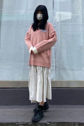 MUSINSA公式 | BLOND9 BASIC V-NECK KNIT SWEATER_BLACK