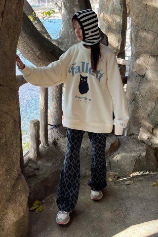 MUSINSA | FALLETT Nero Sweatshirt Ivory