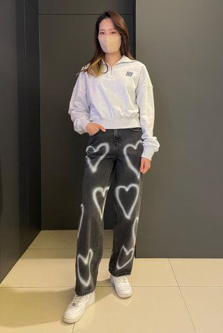 ●MIDNIGHT MOVE● unisex heart denim pants blue s26 MUSINSA | MIDNIGHT MOVE [unisex] heart denim pants (blue)