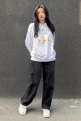 MUSINSA | WAI KEI MALTESE ARCHIVE HOODIE GRAY