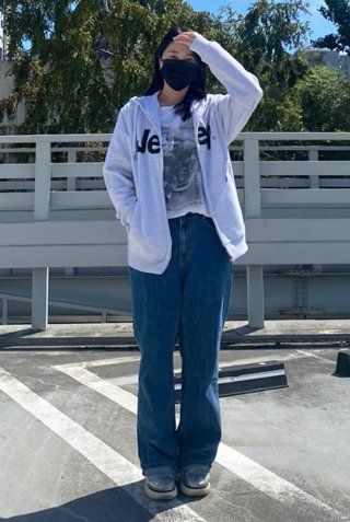MUSINSA | JEEP Polar Bear Hooded Zip-Up (JN5TZU064NA)