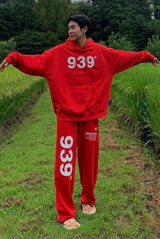 939 スウェット　Lサイズ MUSINSA | ARCHIVE BOLD 939 LOGO HOOD_WHITE