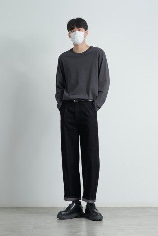 Tシャツ・カットソー *MUSINSA STANDARD* Layered Crew Neck Long Sleeve T-ShirtRegu MUSINSA | MUSINSA STANDARD Layered Crew Neck Long Sleeve T