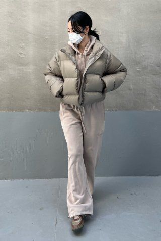 MUSINSA | BADBLOOD Super wide 2 way jogger - low rise - rake