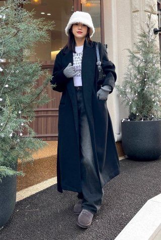 【AVANDRESS】関税込★Super Long Unisex Modern Wool Robe Coat MUSINSA | AVANDRESS Super Long Unisex Modern Wool Robe Coat