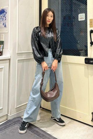 MUSINSA | 4OUR B Bent Rope Bag Black