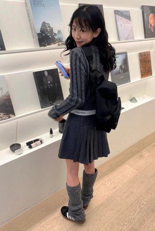 ワンピース KIRSH Cherry Pleated Skirt Brown KKRMCSK501M KIRSH ]☆CHERRY PLEATS SKIRT (KIRSH/ミニスカート