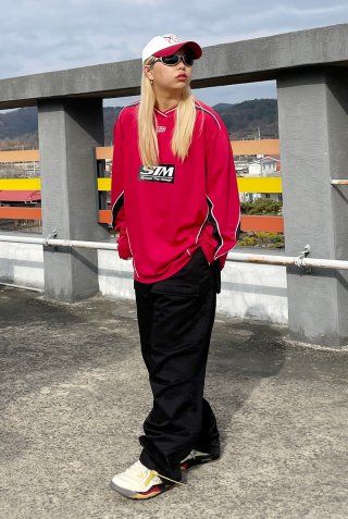 MUSINSA | BROWNBREATH STM RACING LONGSLEEVE - WHITE