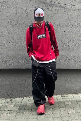 BROWNBREATH☆STM RACING LONGSLEEVE STM RACING LONGSLEEVE - BLACK - Brownbreath Online Store