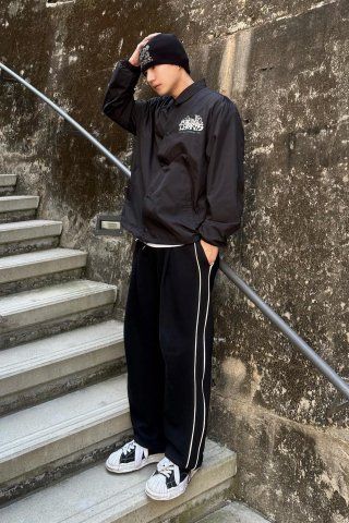 MUSINSA | LMC THORNS WIZARD COACH JACKET black
