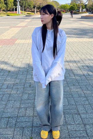 ★2023SS新作★LMC★OVERDYED GOTHIC OVAL COLLAR SWEATSHIRT MUSINSA公式 | LMC OVERDYED GOTHIC OVAL COLLAR SWEATSHIRT black