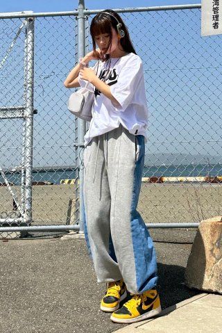 SLOW RECORD HOUSE☆ASURA Denim Sweat Pants MUSINSA | SLOW RECORD HOUSE Asura Denim Sweat Pants_Black