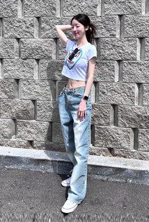 MUSINSA | AVANDRESS BUCKLE WIDE DENIM PANTS WASHING GRAY