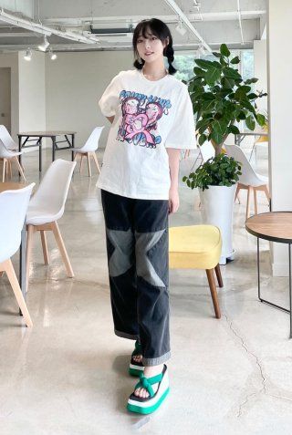 【CPGN STUDIO】Mad Hoppi Short Sleeve T-shirt MUSINSA | CPGN STUDIO Mad Hoppi Pigment Short Sleeve T-shirt