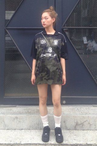 韓国 人気[BAUF] B SOCCER UNIFORM SHORT-SLEEVED T-SHIRT MUSINSA | BAUF B Soccer Uniform Short Sleeve T-Shirt [White]