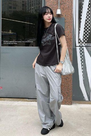 MUSINSA | LUV IS TRUE SU CARGO PANTS)_GRAY