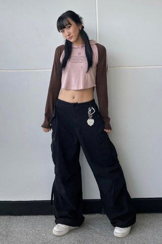 パンツ [MIDNIGHT MOVE] Strap Cargo Pants (KHAKI) strap cargo pants (khaki) - MIDNIGHT MOVE | 60% - Asian