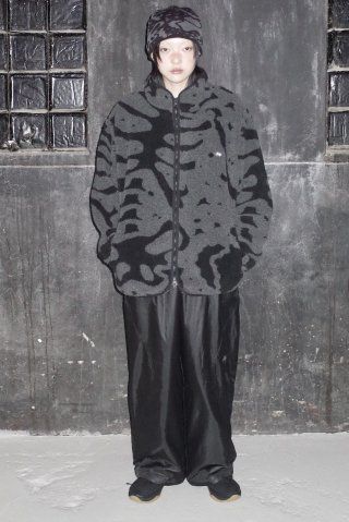 MUSINSA | NICE GHOST CLUB FOSSIL FLEECE JACKET_BEIGE