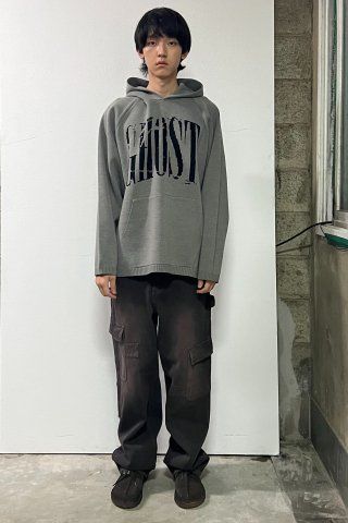 デニム・ジーパン [NICEGHOSTCLUB]CARPENTER CARGO WASHED JEANS_BLACK (NG2DFUD MUSINSA | NICE GHOST CLUB CARPENTER CARGO WASHED JEANS_BLACK