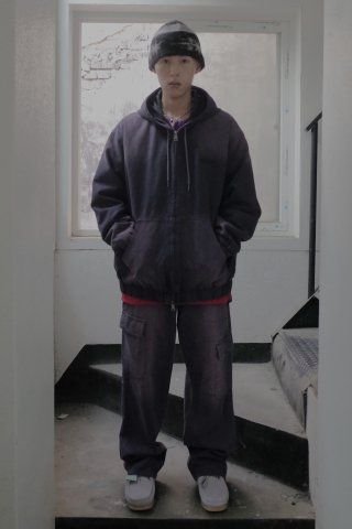 MUSINSA | NICE GHOST CLUB STRIPE 3STAR LOGO MOHAIR
