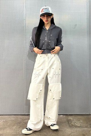 [LUV IS TRUE]★AM SNAP PANTS MUSINSA | LUV IS TRUE AM SNAP PANTS(BLACK)