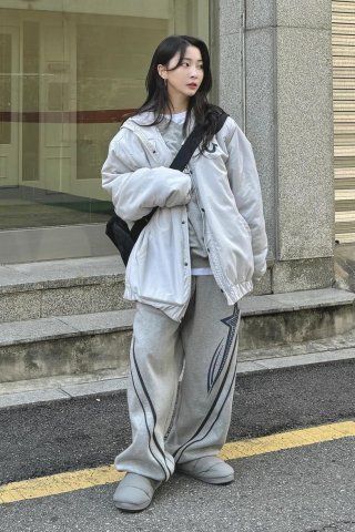 MUSINSA | GAKKAI UNIONS Rising Sweat String Line Pants Black