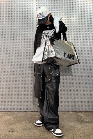 [LUV IS TRUE]★AM SNAP PANTS MUSINSA | LUV IS TRUE AM SNAP PANTS(CHARCOAL)