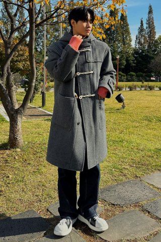 [COVERNAT]★wool duffel coat MUSINSA | COVERNAT wool duffel coat navy
