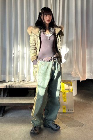 MUSINSA | SCULPTOR Straight Line Denim Pants Light Denim