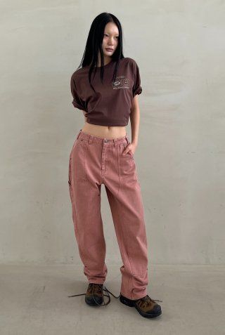 【WELLBEING EXPRESS】 Washed Carpenter Pants / 追跡付 5c617078b12f5307f9b7542d75f66b