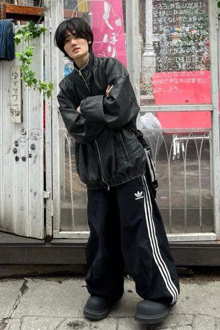 MUSINSA公式 | DNSR ヴィンテージトラックジップアップジャケット