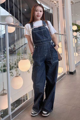 MUSINSA | UNKNOWN PLANET UP-305 Overall Vintage Denim Pants