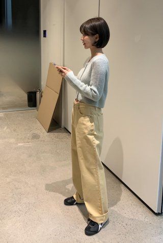 ☆送料・関税込☆SOMEWHERE BUTTER★Heart b logo color pants★ MUSINSA公式 | SOMEWHEREBUTTER Heart b logo color pants - navy