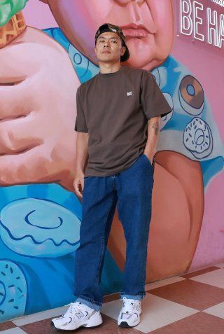 MUSINSA | BROWNBREATH TAG TEE - INDIAN RED