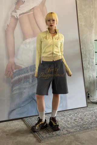 ★SCULPTOR★ Heavenly Gingham Track Jacket White SC24S102WH Heavenly Gingham Track Jacket White – Sculptor
