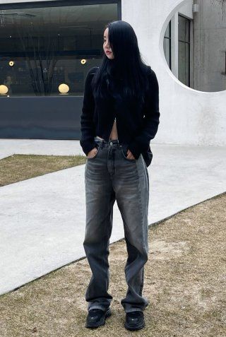 ☆AVANDRESS☆ Sideline Wide Pants INDIGO AD43PT11IND MUSINSA | AVANDRESS Side-line Wide Pants INDIGO