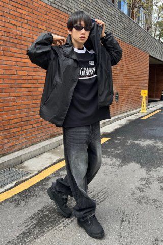 MUSINSA | Codegraphy Tech Nylon Hooded Windbreaker Jacket_9color