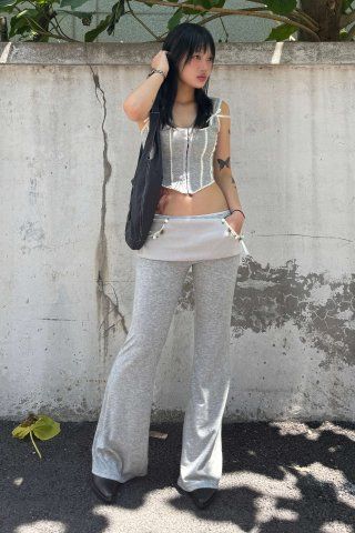 MUSINSA | SCULPTOR Rosy Terry Pants Purple