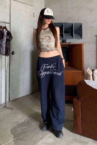 MUSINSA | SCULPTOR Bad Seed Sweatpants Red