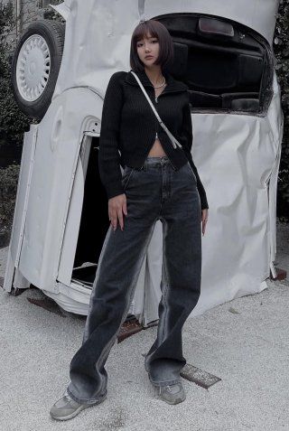 ☆AVANDRESS☆ Sideline Wide Pants INDIGO AD43PT11IND MUSINSA | AVANDRESS Side-line Wide Pants INDIGO