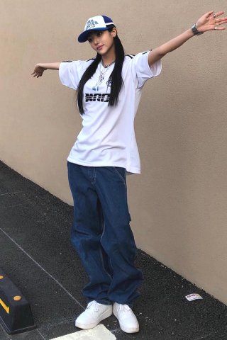 ●NERDY● Sporty jersey short sleeve Tシャツ (4色) unisex MUSINSA | NERDY Sporty Jersey Short Sleeve T-Shirt White