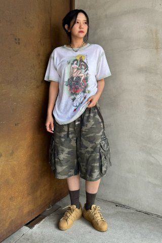 MUSINSA公式 | SCULPTOR [Sculptor x Ed Hardy] Brush Tee White